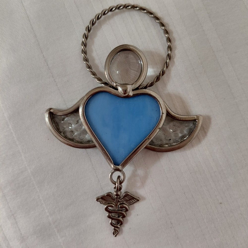 Angel Suncatcher Nurse Mates Glass